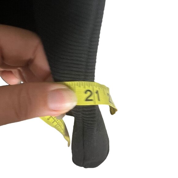 Talbots Black White Textured Short Sleeve Sheath Below Knee Dress Small Petite - Picture 10 of 10